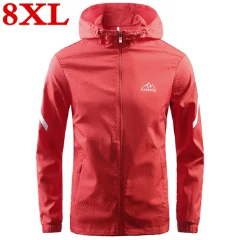 

2020 new plus size 8XL 7XL Spring and summer Jacket Men Clothes Slim Fit High-Quality Casual Mens Jackets And Coats