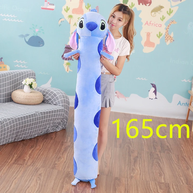 90-165 см Kawaii длинная стежка ворсистая Подушка плюшевая игрушка кукла детская мягкая милая игрушка для ребенка на день рождения Рождественские подарки для детей - Цвет: 165cm