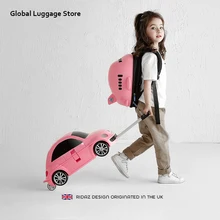 Игрушка-Жук автомобиль Детский чемодан для мальчиков и девочек детская дорожная тележка Рождественский подарок