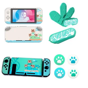 

Animal Crossing Thumb Stick Grip Paw Cap Cover For Nintendo Switch NS Lite Screen Protector Sticker Skin Game Cards Box Case