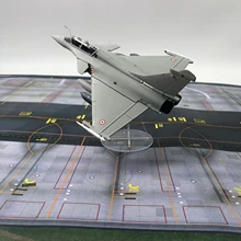 1/72 échelle Dassault Rafale avion de chasse en alliage moulé sous pression modèle d'affichage avec support 21x16x8cm