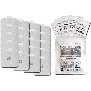 

Boston Tech Electrodos Autoadhesivos Supersoft para unidades Tens/Ems 20 Electrodos para Beurer Vital Control Sanitas y otros.