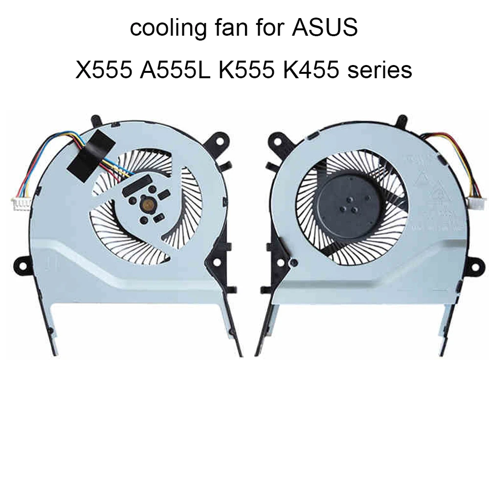 FCQLR New Cooling Fan Compatible for ASUS W419LD R557L F554L Y483L Y483 R556L X555L A555L X455CC F455L F455LD K555D A455 Cooling Fan 