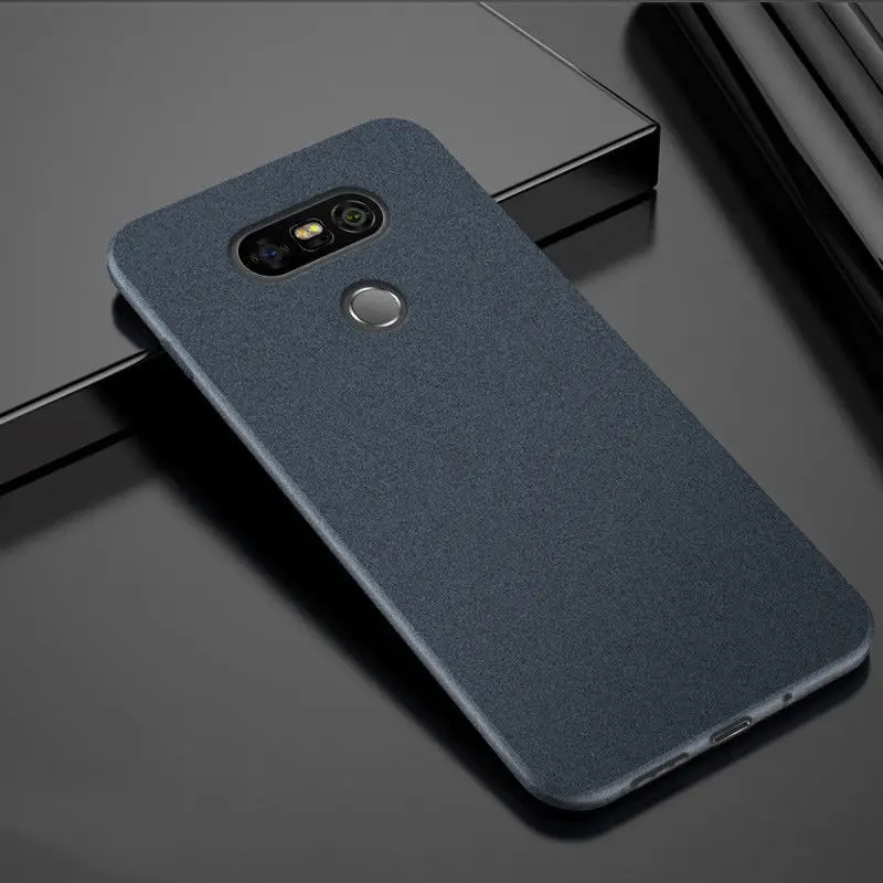 Синий Ультратонкий матовый чехол для телефона LG V40 G7 ThinQ V30 мягкий силиконовый защитный противоударный чехол для LG Q8 Q6 Mini G4 G5 SE G6 Coque - Цвет: Синий