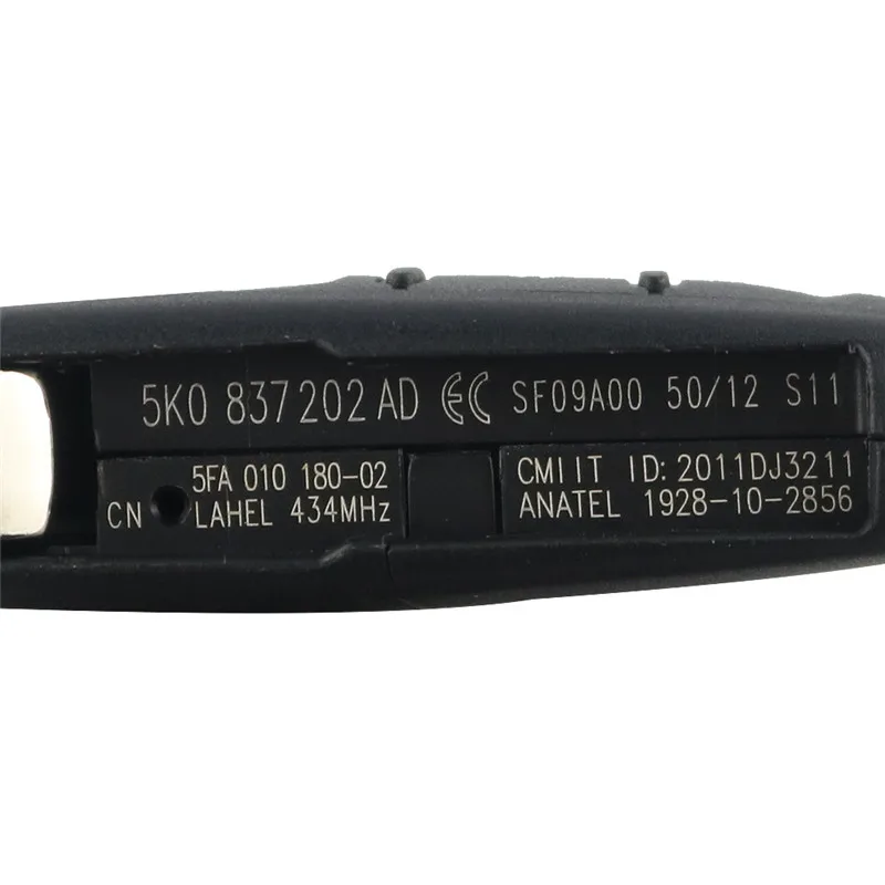 Car Remote Key Car Key 1/2/3/5pcs 433MHz ID48 Chip Flip Remote Key 5K0837202AD VW Polo Sedan Golf 6 Passat B6 Volkswagen Touran Bora