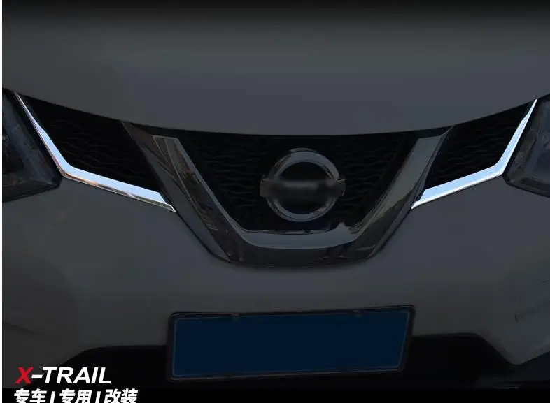 Для NISSAN X-TRAIL T32 XTRAIL- ABS автомобильный Стайлинг Передняя средняя сетка орнамент
