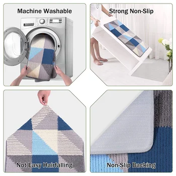 

Indoor Doormat Front Door Mat Non Slip Backing Super Absorbent Mud and Snow Magic Dirt Trapper Mats Entrance Door Rug Shoes Mat