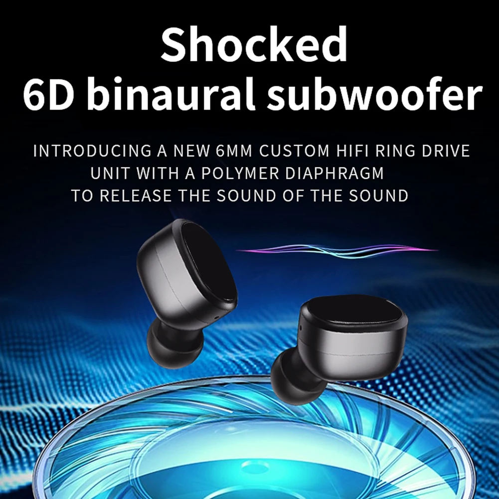Bluetooth гарнитура 5,0 Беспроводная гарнитура Bluetooth гарнитура спортивные наушники стерео гарнитура с микрофоном, с micropho