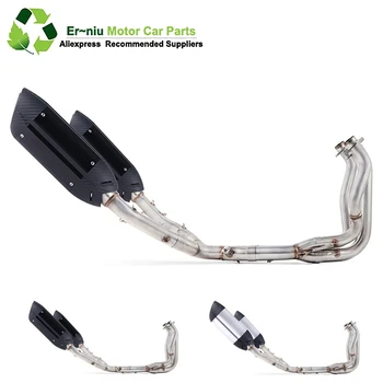 

Free Shipping Z1000 Z1 Ninja1000 2010-2016 Motorcycle Full Exhaust System Muffler Escape Modified Middle Link Pipe