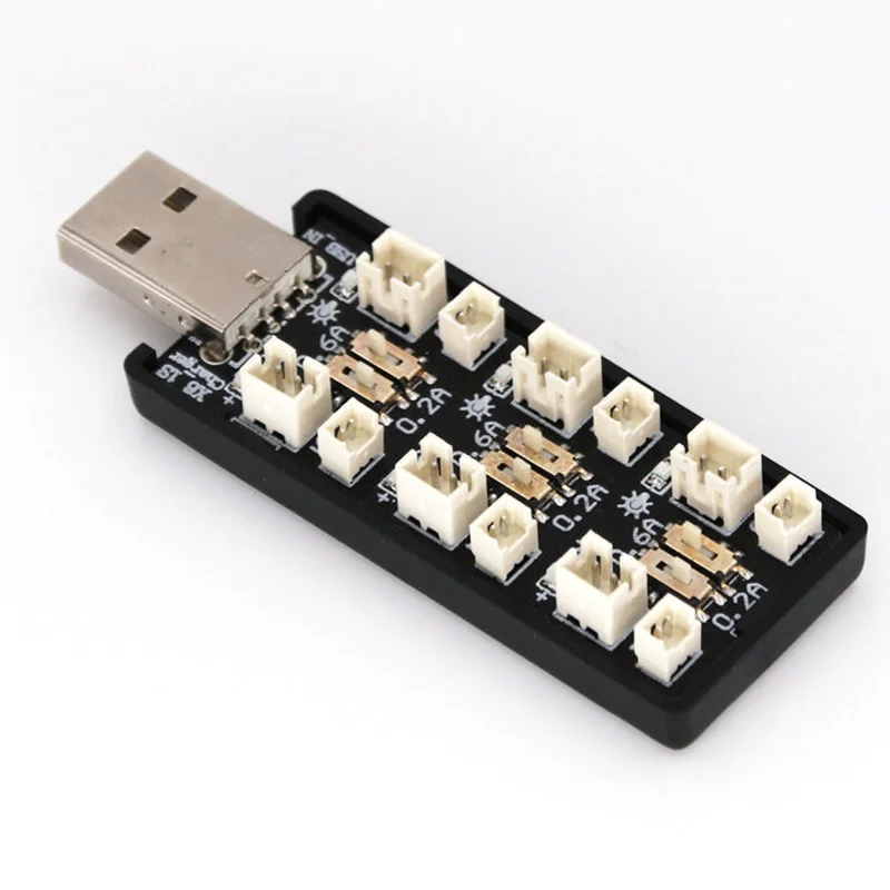 6CH USB 3,8 V 1S LiPo зарядное устройство зарядная плата RC Аксессуар с интерфейсом USB 4,35 V USB зарядное устройство RC часть для Helico