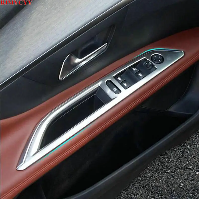 BJMYCYY автомобильный Стайлинг подходит для 2017 Peugeot 3008 защита стеклоподъемника