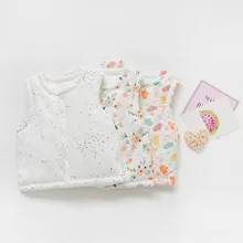 Детский жилет для мужчин и женщин; сезон осень-зима; детская одежда для малышей; зимний хлопковый жилет