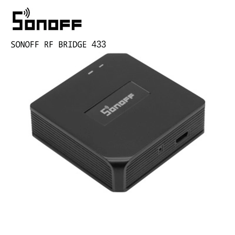 Sonoff RF мост Wifi преобразователь сигнала PIR 2 датчика DW1 датчик сигнализации двери переключатель домашней автоматизации с eWelink Alexa Google Home - Комплект: Sonoff RF Bridge