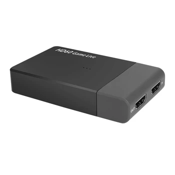 

Video Capture Card,1080P 60Fps Game Recorder Compatible for Mobile Phone/Ps4//Obs Live Stream Broadcast Recorder