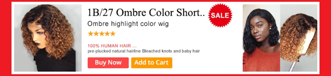 1B/27 Омбре цвет фронта шнурка человеческих волос парики предварительно выщипанный медовый Блонд натуральный волос с волосами младенца бразильский короткий боб парик