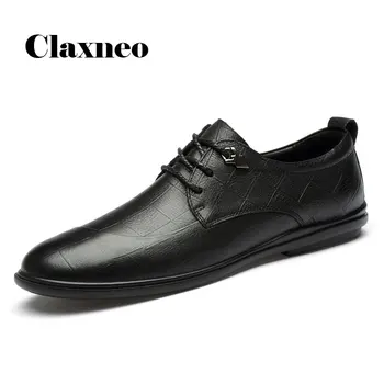 

Man Formal Shoes Genuine Leather 2020 Autumn Mens Shoe Dress Business Office Derby Footwear Oxfords Luxury Brand