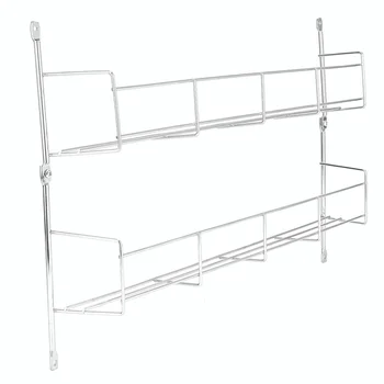 

Multi Layer Seasoning Rack Wall Hanging Rack Multifunction Wall Shelf Durable Condiment Shelf for Home Room Kitchen Resturant (2