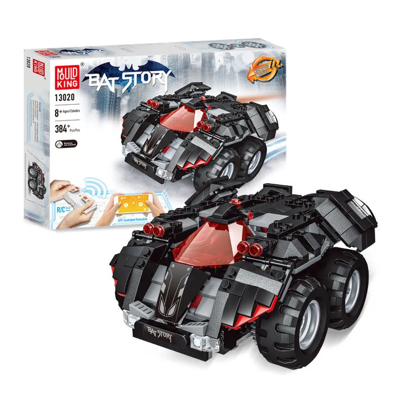 Новые супергерои управляемые с помощью приложения Бэтмен RC Batmobile Fit Technic