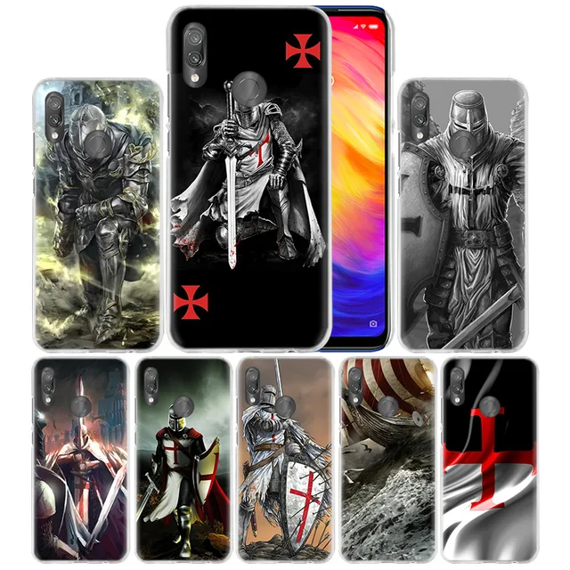 US $1.57 Templar Knight Case for Xiaomi Redmi Note 7 K20 6 6A Pro 7S 7A S2 5 MI Play 9T CC9 E A1 A2 8 Lite F