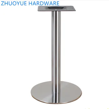 

Manufacturer's direct sales Stainless steel, iron clad, bright chassis, hotel table foot, Chinese and western restaurant table f