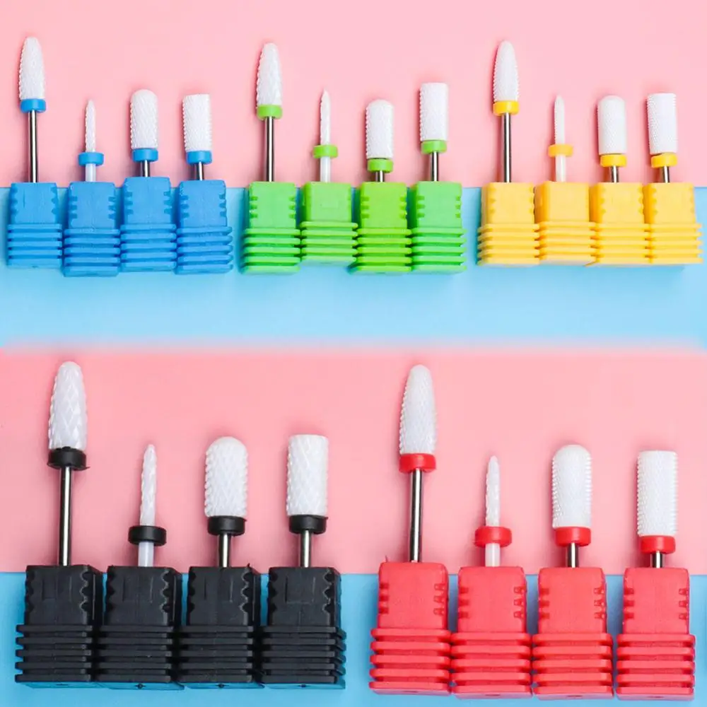 

20 Type Ceramic Nail Drill Bit Manicure Machine Accessories Rotary Electric Nail Files Manicure Cutter Nail Art Tools