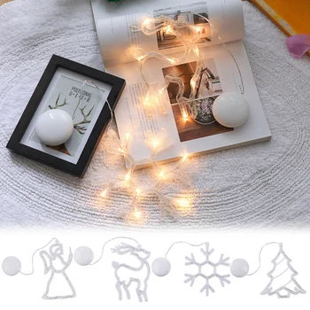 

Newly LED Christmas Elements Hanging Curtain Lights String Xmas Home Party Decoration