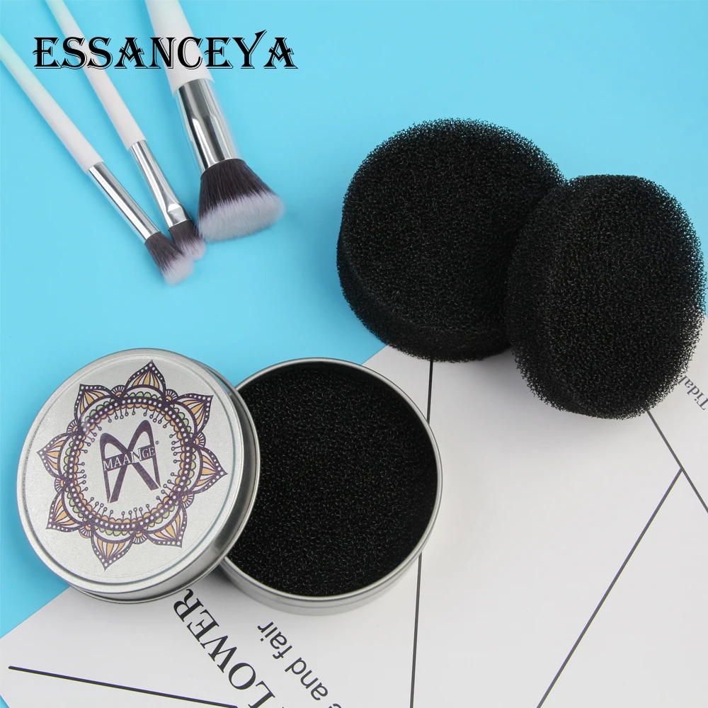 Щеточка для макияжа ESSANCEYA очищающая щеточка удаления косметики алюминиевые