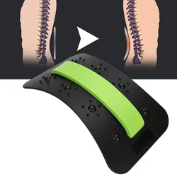 Multifunctional Adjust Lumbar Traction Pain Relieve Lumbar Spine Stretch Fitness Tools Relax Support Stretcher Massager Therapy