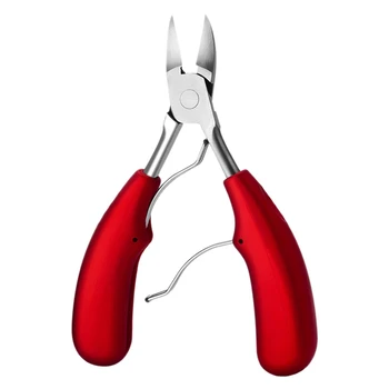

New Toe Nail Clippers 2Pc Nail Correction Nippers Clipper Cutters Dead Skin Dirt Remover Podiatry Pedicure Care Tool Red