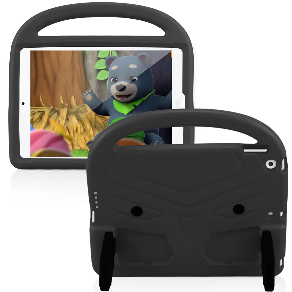 

Tablet Back Case for iPad 10.2" 2019 Case Cartoon Sparrow Hand-held Stand Shockproof Protective Shell Cover for iPad 7th Gen