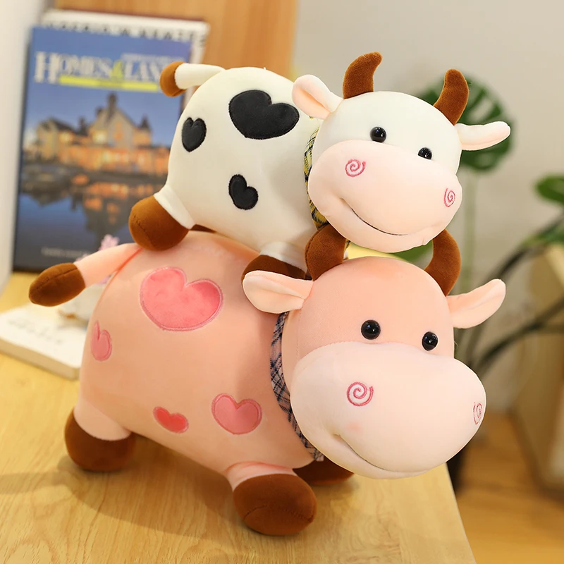 Cute Cattle Cartoon Cow Plush Toy 