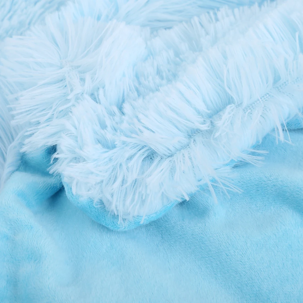 80x120cm Soft Fluffy Shaggy Warm Bed Sofa Bedspread Bedding Sheet Throw Blanket-5