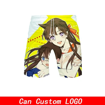 

Detective Conan 3D Print Men's Board Shorts Trunks Summer New Quick Dry Beach Shorts Men Short Pants Beach Wear