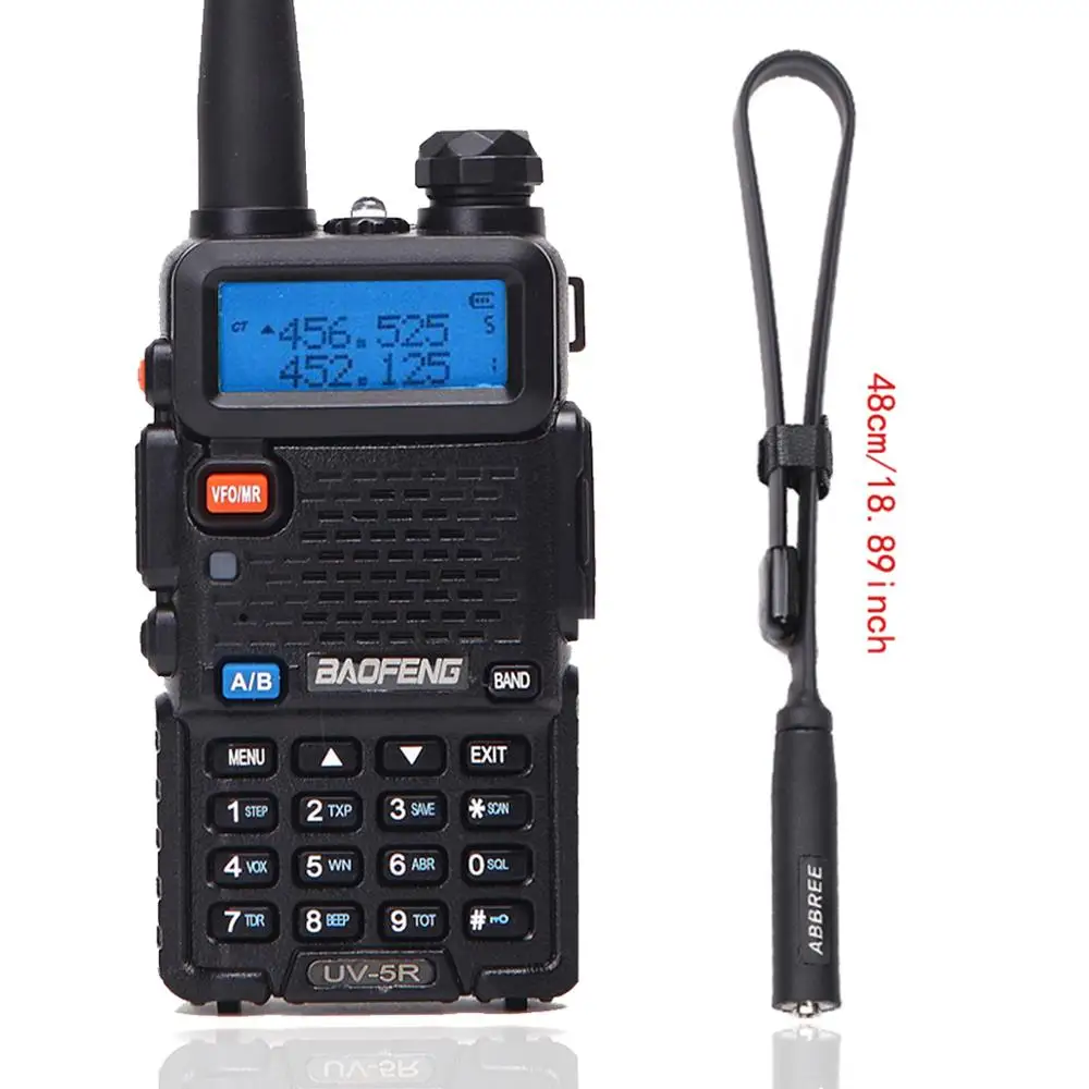 Портативная рация Baofeng портативная UV5R CB радиостанция 5 Вт 128 каналов VHF UHF