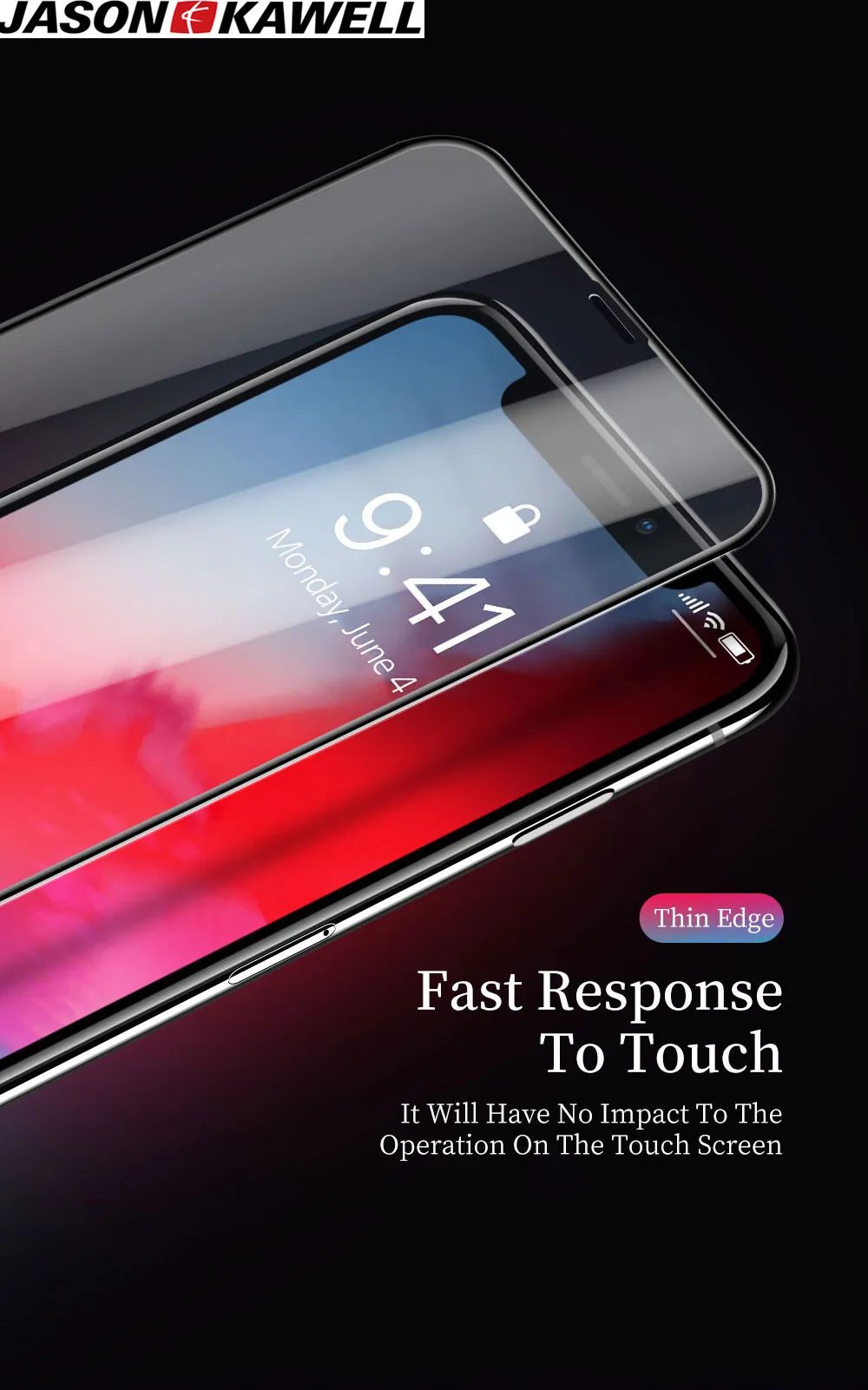 100pcs Tempered Glass 3D Full cover for iPhone 11 iPhone 11 Pro 11PRO max onScreen Protector Protective Glass JASON KAWELL