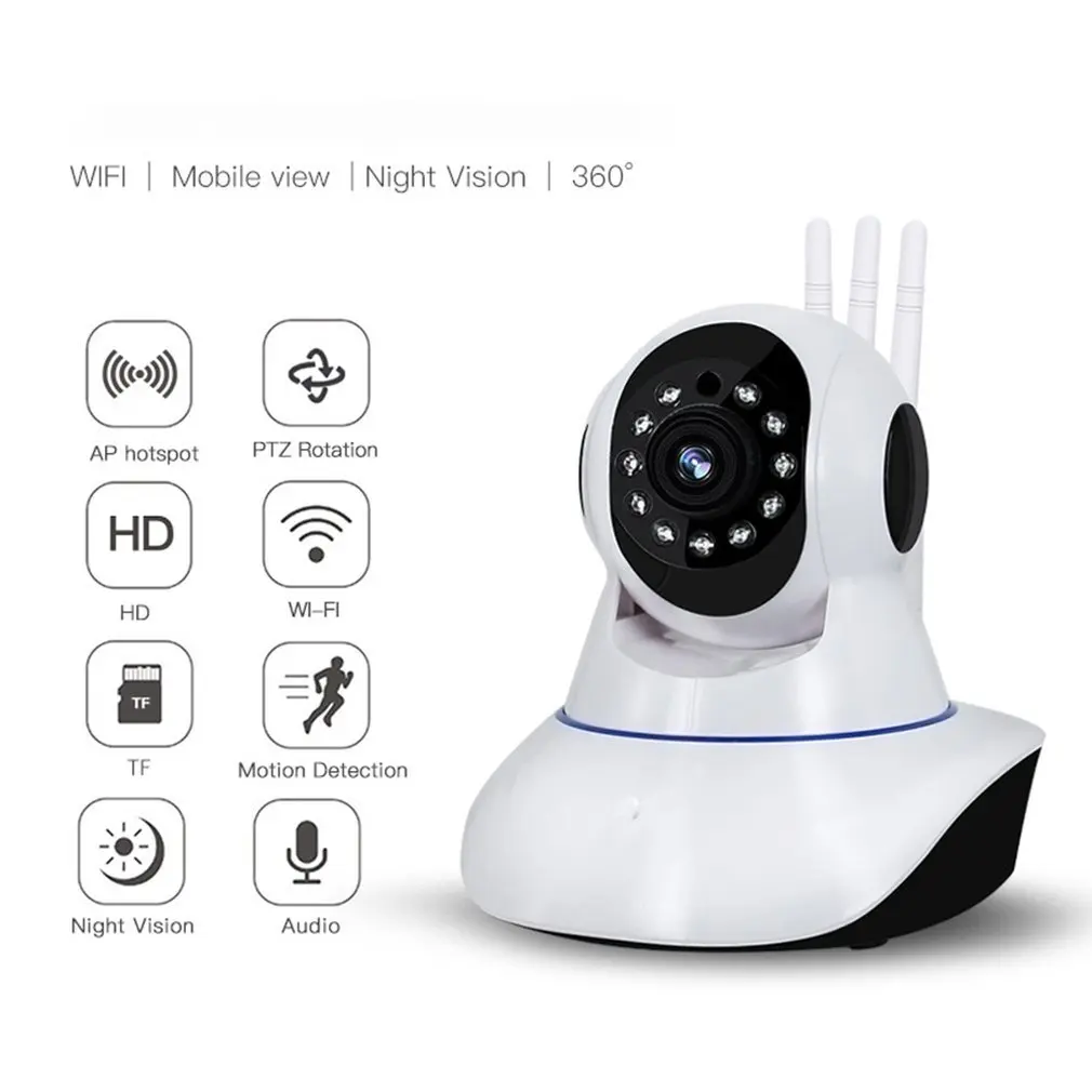 Беспроводной Камеры Скрытого видеонаблюдения Hd Ночное видение смартфон Wi-Fi, веб-Камера Поддержка 24-часовое видео или сигнализации Камера