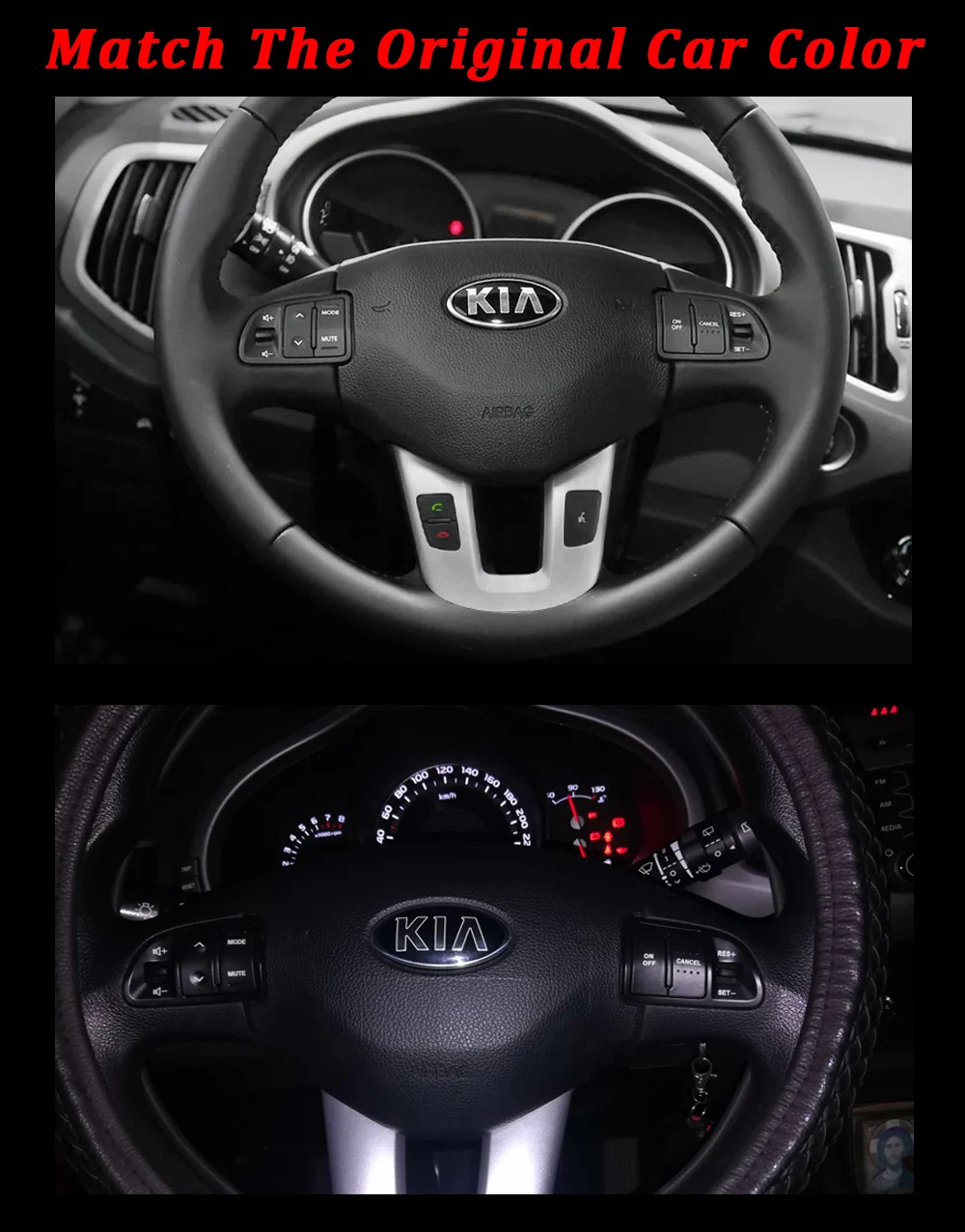 Многофункциональная кнопка рулевого колеса для KIA Sportage, кнопка регулировки громкости звука, кнопки управления круизом, переключатель с подсветкой, запчасти для автомобилей