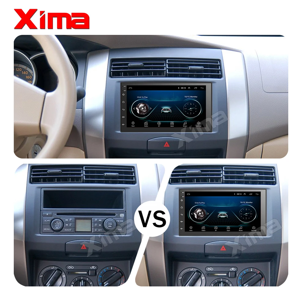  Android 8.1 2 Din 7 inch ROM32G Universal Car Radio GPS Navigation Multimedia Dvd Player For Toyota