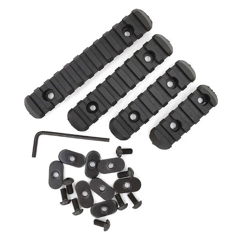 Тактический полимерный Пикатинни База для рейки Ультра легкий вес полимер Fit MOE Rail черный охотничий стрельба аксессуары