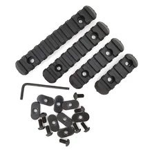 Тактический полимерный Пикатинни База для рейки Ультра легкий вес полимер Fit MOE Rail черный охотничий стрельба аксессуары