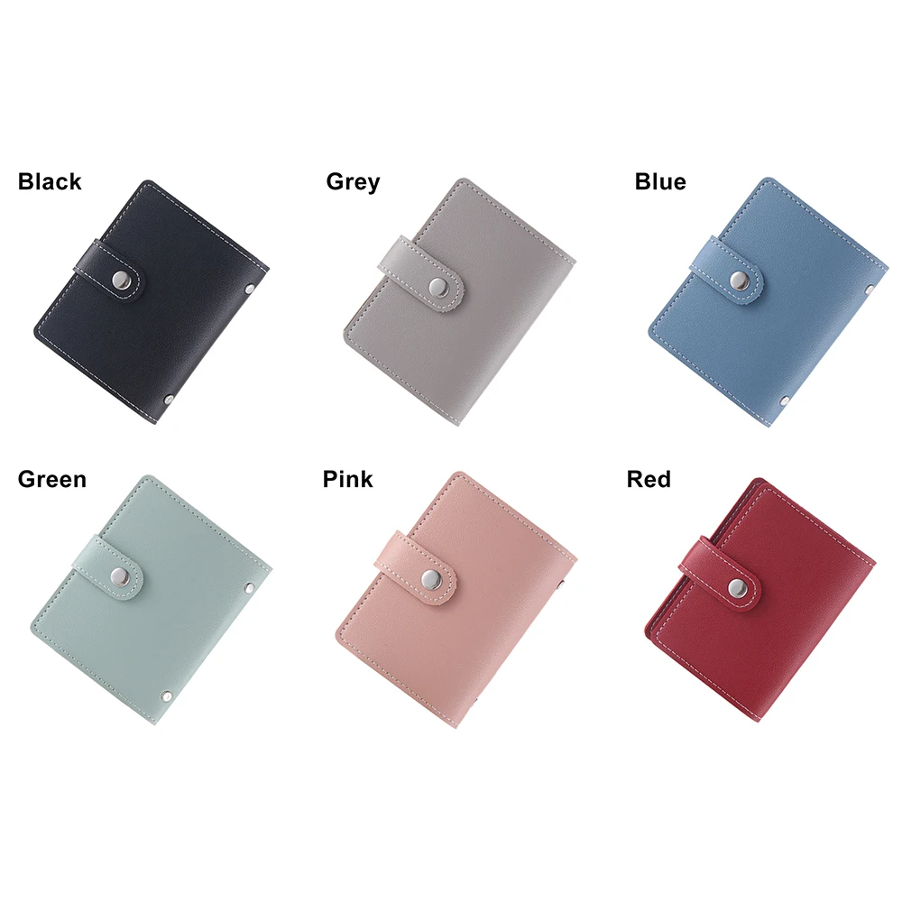 24 слота для карт модный держатель визиток из искусственной кожи пластик