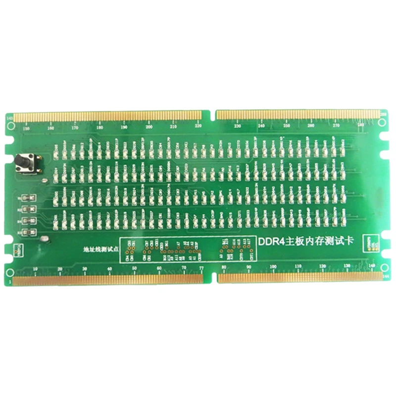 DDR4 Тестовая карта RAM слот для памяти светодиодный Рабочий стол материнская плата