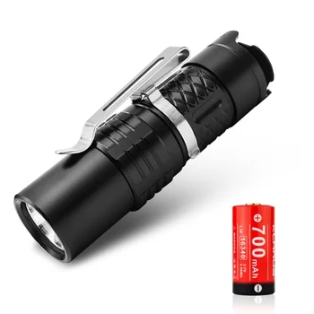 

Klarus XT1C Mini Flashlight Cree XP-L HI V3 700 LM 3 Mold Led Flashlight Waterproof Light with 16340 Battery for Camping,Hiking