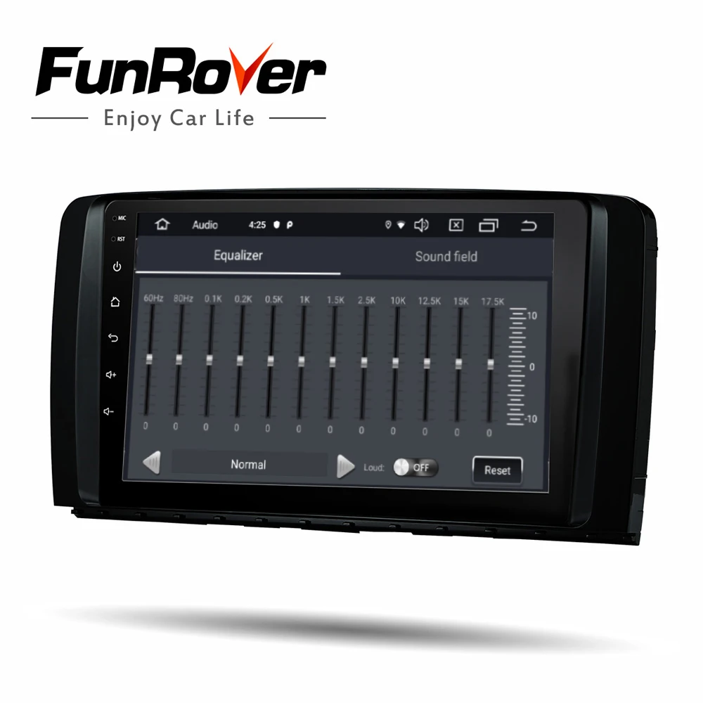 Cheap Funrover 2.5D+IPS Android 9.0 CAR DVD player radio For Mercedes/Benz/AMG R Class W251 R280 R300 R350 car stereo gps multimedia 4