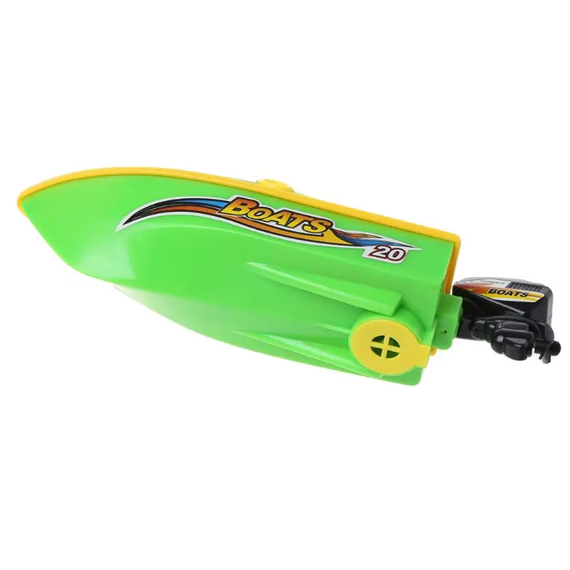 Высокоскоростная электрическая лодка пластиковый запуск детские RC игрушки скоростная лодка игра в воду подарок для детей Y51E
