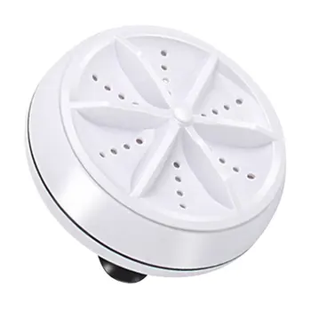 

White B type 2-in-1 multi-function turbo rotary washing machine ABS Mechanical Travel Convenience Home Business