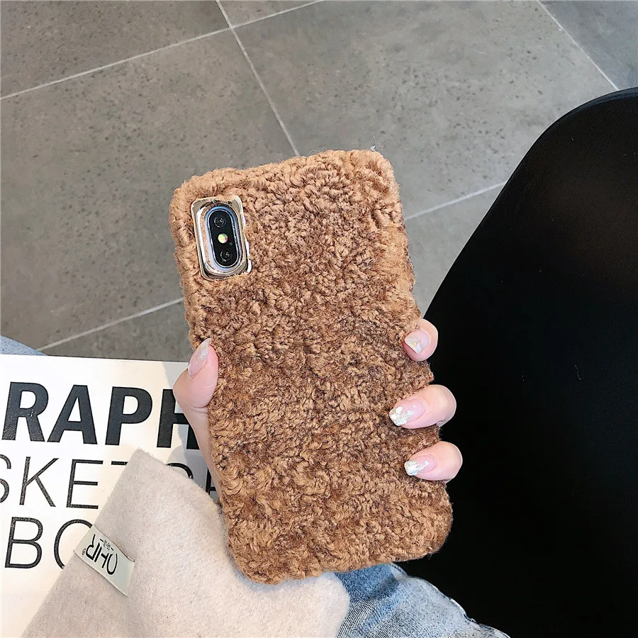 Чехол для Oppo Рено ACE 2 2Z Z 10X F9 F11 Pro A7X F1 F1S F5 F7 F3 плюс A73 A75 A83 A1 A3 A5 A3S A1K A7 с милыми меховыми чехол Крышка