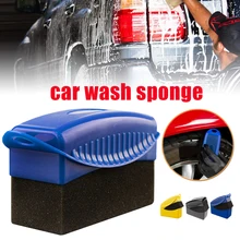 

1Pc Car Wheel Polishing and Waxing Sponge Brush ABS Plastics Washing Cleaning Brush High Quality Sponge Brush