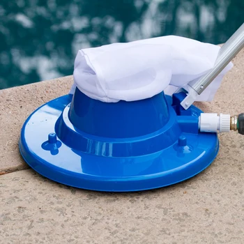 

Pool Pond Vacuum Cleaner Tools Suction Head with Mesh Bag Swimming Pool Cleaning Swimming Portable Outdoor Elements