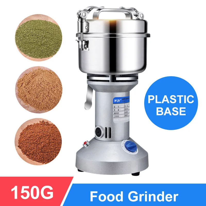 

150g Grains Spices Hebals Cereals Coffee Dry Food Grinder Mill Grinding Machine gristmill home medicine flour powder crusher